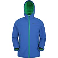Los mejores  - Mountain Warehouse Chaqueta Softshell Exodus para Hombre - Chaqueta Casual de diseño práctico- Impermeable- Dobladillo…